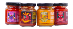 Sada  ,,Fire" - 4x 65g chilli omáčka extrémně pálivá