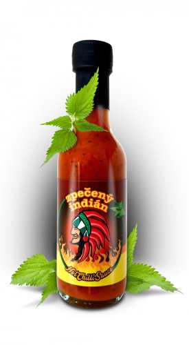 Zpečený Indián Kopřivový 185g chilli omáčka jemně pálivá