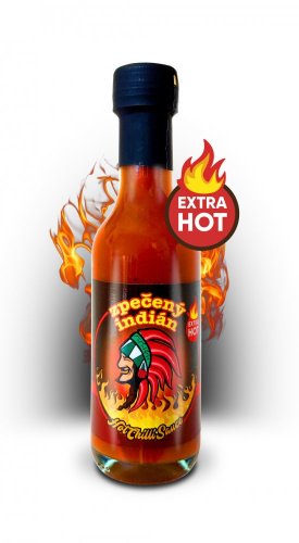 Zpečený Indián Extra Hot200g chilli omáčka silně pálivá