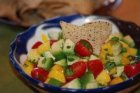 Avocado, tomato & mango salsa